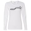 Gildan Missy Fit Long Sleeve T-shirt Thumbnail