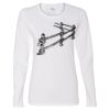 Gildan Missy Fit Long Sleeve T-shirt Thumbnail