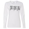Gildan Missy Fit Long Sleeve T-shirt Thumbnail