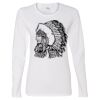 Gildan Missy Fit Long Sleeve T-shirt Thumbnail