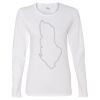 Gildan Missy Fit Long Sleeve T-shirt Thumbnail