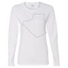 Gildan Missy Fit Long Sleeve T-shirt Thumbnail