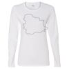 Gildan Missy Fit Long Sleeve T-shirt Thumbnail