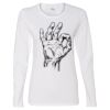 Gildan Missy Fit Long Sleeve T-shirt Thumbnail