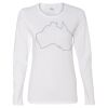 Gildan Missy Fit Long Sleeve T-shirt Thumbnail