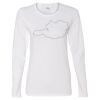 Gildan Missy Fit Long Sleeve T-shirt Thumbnail