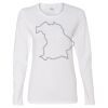 Gildan Missy Fit Long Sleeve T-shirt Thumbnail