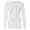 Gildan Missy Fit Long Sleeve T-shirt Thumbnail