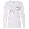 Gildan Missy Fit Long Sleeve T-shirt Thumbnail