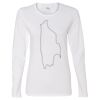 Gildan Missy Fit Long Sleeve T-shirt Thumbnail