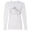 Gildan Missy Fit Long Sleeve T-shirt Thumbnail