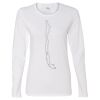 Gildan Missy Fit Long Sleeve T-shirt Thumbnail