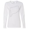 Gildan Missy Fit Long Sleeve T-shirt Thumbnail