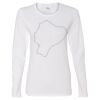 Gildan Missy Fit Long Sleeve T-shirt Thumbnail