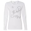 Gildan Missy Fit Long Sleeve T-shirt Thumbnail
