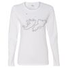 Gildan Missy Fit Long Sleeve T-shirt Thumbnail
