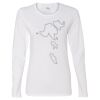Gildan Missy Fit Long Sleeve T-shirt Thumbnail