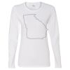 Gildan Missy Fit Long Sleeve T-shirt Thumbnail