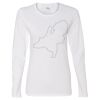 Gildan Missy Fit Long Sleeve T-shirt Thumbnail