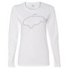 Gildan Missy Fit Long Sleeve T-shirt Thumbnail
