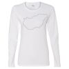 Gildan Missy Fit Long Sleeve T-shirt Thumbnail