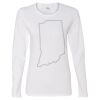 Gildan Missy Fit Long Sleeve T-shirt Thumbnail