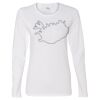 Gildan Missy Fit Long Sleeve T-shirt Thumbnail