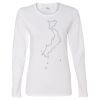 Gildan Missy Fit Long Sleeve T-shirt Thumbnail