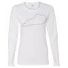Gildan Missy Fit Long Sleeve T-shirt Thumbnail