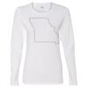 Gildan Missy Fit Long Sleeve T-shirt Thumbnail