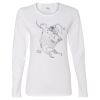 Gildan Missy Fit Long Sleeve T-shirt Thumbnail