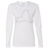 Gildan Missy Fit Long Sleeve T-shirt Thumbnail