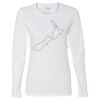 Gildan Missy Fit Long Sleeve T-shirt Thumbnail