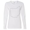 Gildan Missy Fit Long Sleeve T-shirt Thumbnail