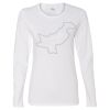 Gildan Missy Fit Long Sleeve T-shirt Thumbnail