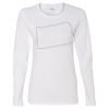Gildan Missy Fit Long Sleeve T-shirt Thumbnail