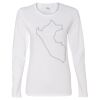 Gildan Missy Fit Long Sleeve T-shirt Thumbnail