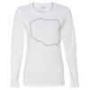 Gildan Missy Fit Long Sleeve T-shirt Thumbnail