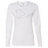 Gildan Missy Fit Long Sleeve T-shirt Thumbnail