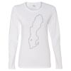 Gildan Missy Fit Long Sleeve T-shirt Thumbnail