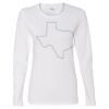 Gildan Missy Fit Long Sleeve T-shirt Thumbnail
