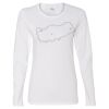 Gildan Missy Fit Long Sleeve T-shirt Thumbnail