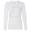 Gildan Missy Fit Long Sleeve T-shirt Thumbnail