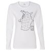 Gildan Missy Fit Long Sleeve T-shirt Thumbnail