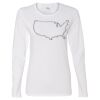 Gildan Missy Fit Long Sleeve T-shirt Thumbnail