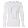 Gildan Missy Fit Long Sleeve T-shirt Thumbnail