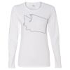 Gildan Missy Fit Long Sleeve T-shirt Thumbnail