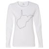 Gildan Missy Fit Long Sleeve T-shirt Thumbnail