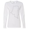 Gildan Missy Fit Long Sleeve T-shirt Thumbnail