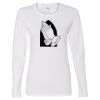 Gildan Missy Fit Long Sleeve T-shirt Thumbnail